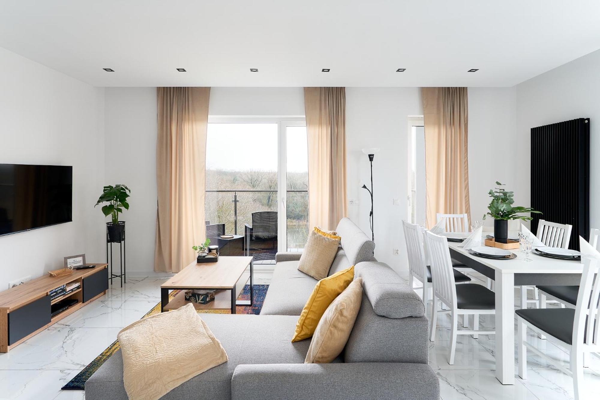 Apartament Starolecka Warta Residence Parking Included Poznan Bagian luar foto